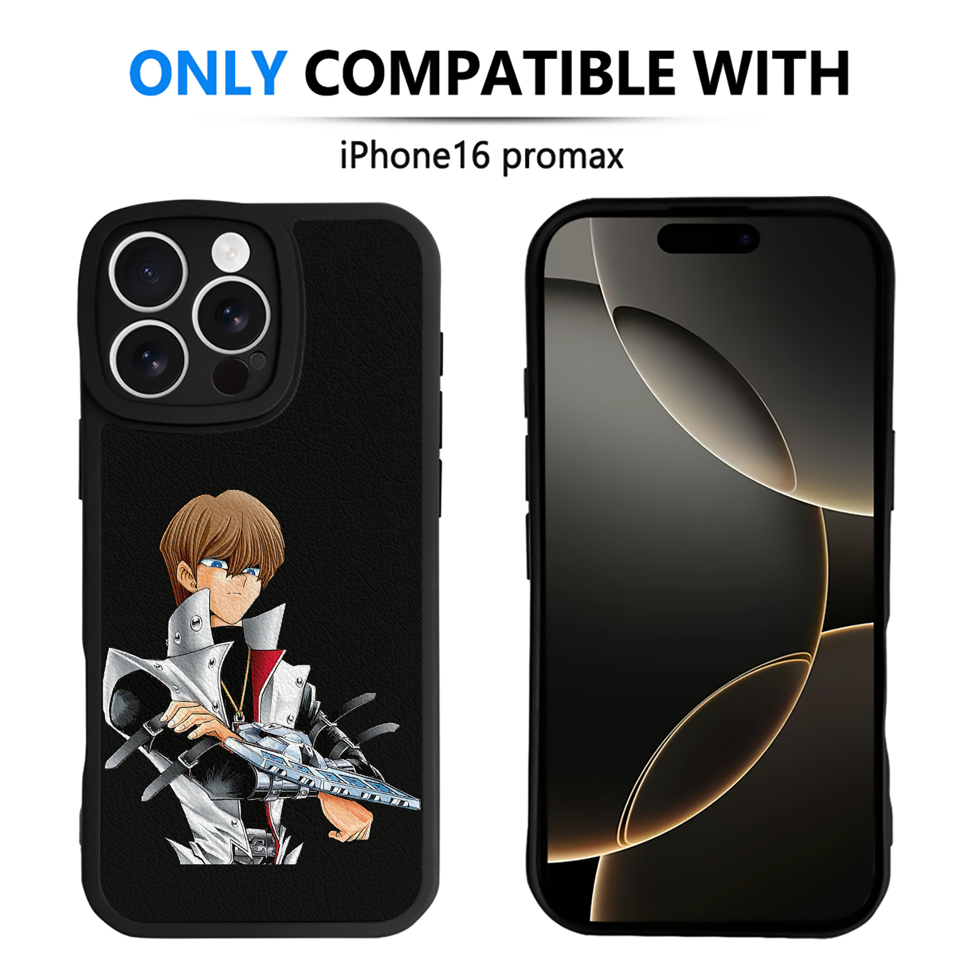 遊☆戯☆王 Yu-Gi-Oh! 【iPhone 16シリーズ対応】シリコンスマホケース（レザー調） 材質：シリコン